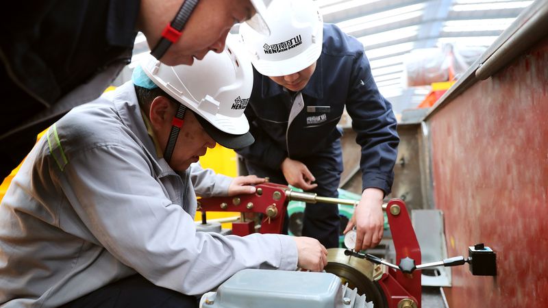 河南礦山｜中冶京誠、寶鋼德盛兩項目起重機順利通過**A檢